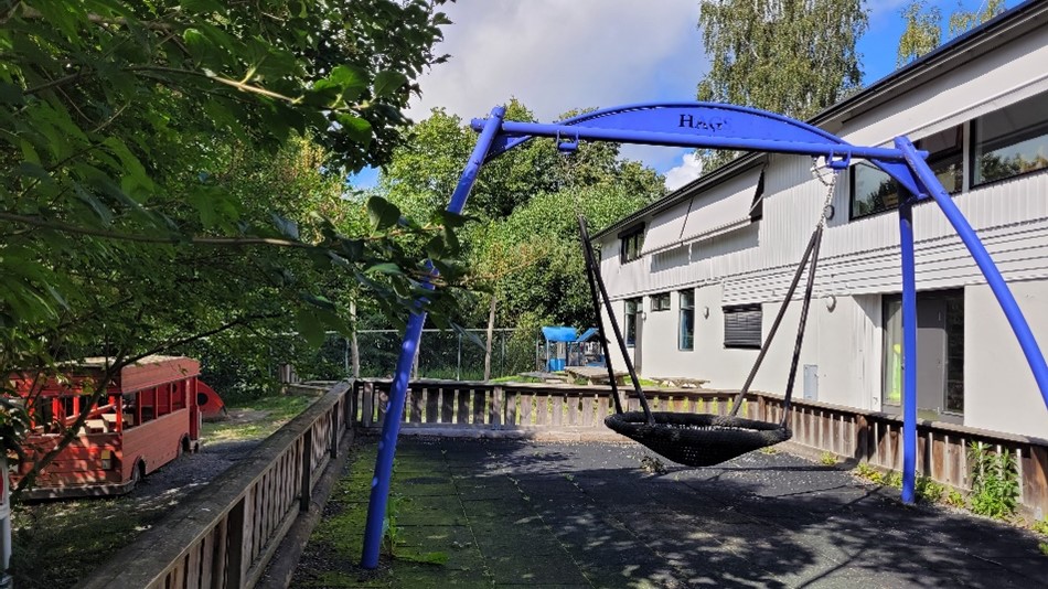 Kolsås barnehage uteområde