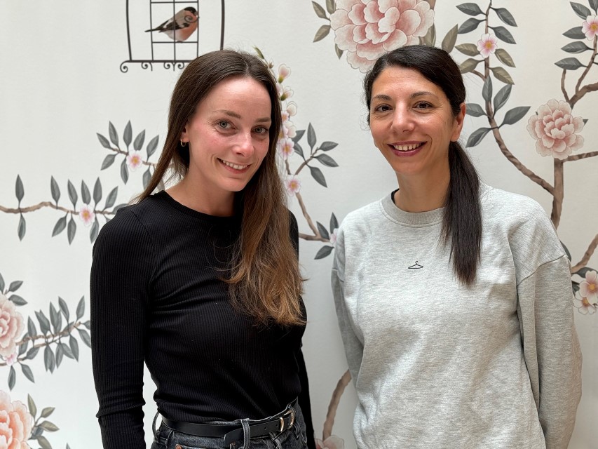 Fysioterapeutene Henriette Janssen og Avin Rasheed