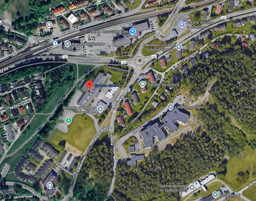 Gjettum Hauger utbygging - dronefoto