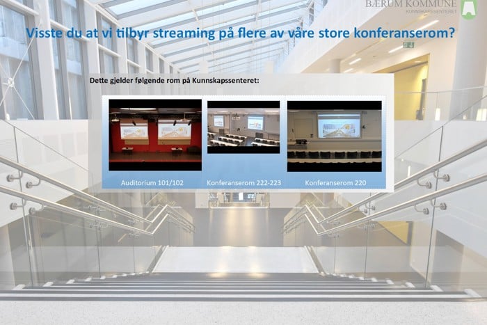Informasjon om streamingtilbud Kunnskapssenteret
