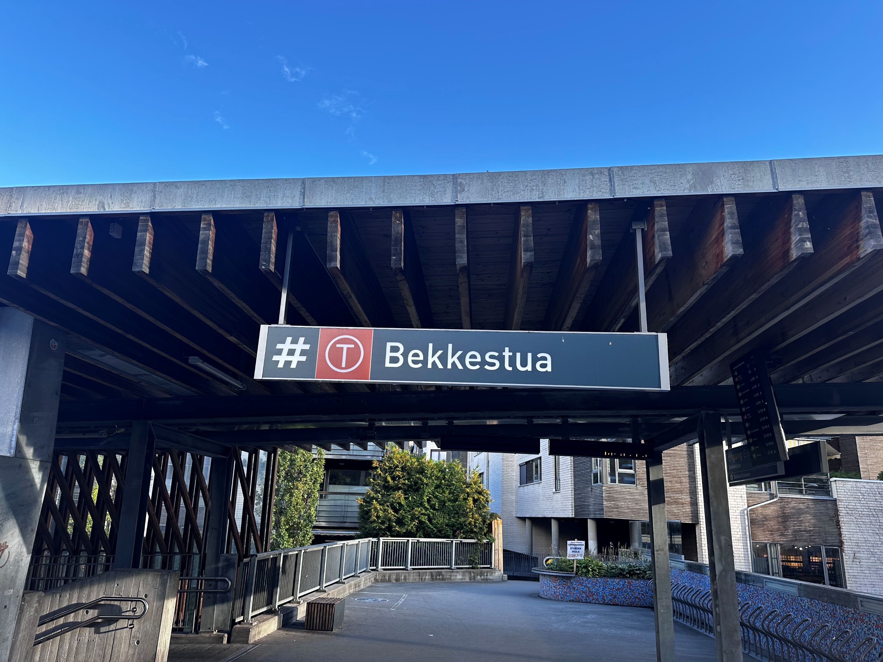 Bilde av Bekkestua tbanestasjon